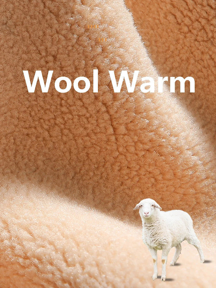 Men's Winter Long Johns - Fleece Wool Thermal Underwear