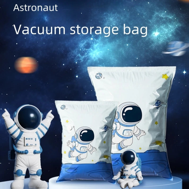 Reusable Vacuum Storage Bags for Clothes – No-Pump Compression Bags for Blankets, Bedding & Travel | Airtight Space Saver Organizer