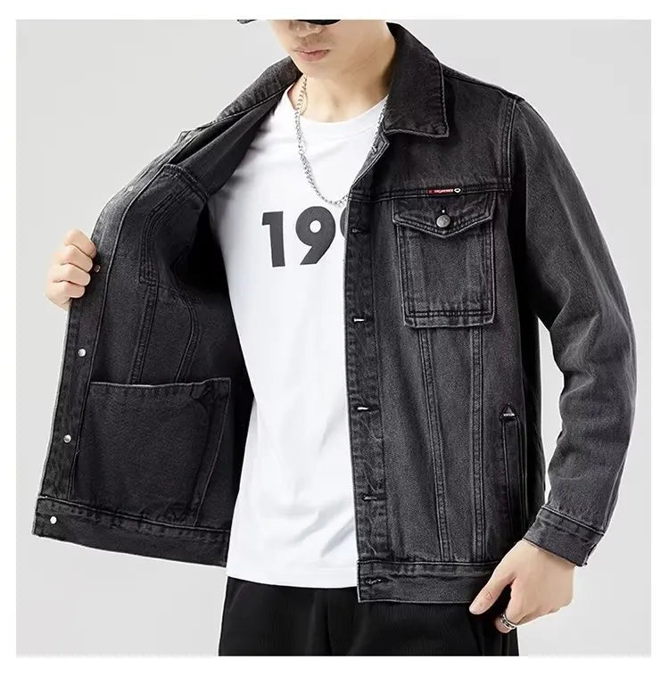 Men's 2024 Plus Size Padded Denim Cotton Jacket - Thicker, Warmer, and Stylish Winter Essential!"