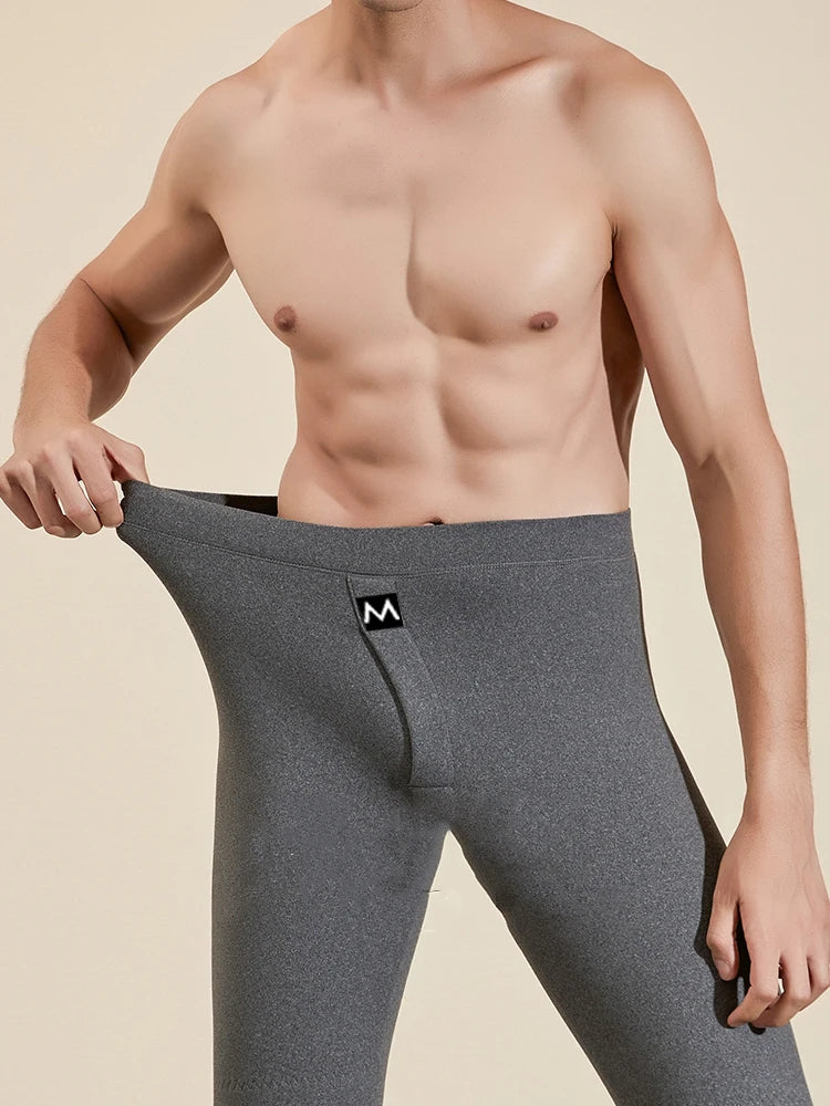 Men's Winter Long Johns - Fleece Wool Thermal Underwear