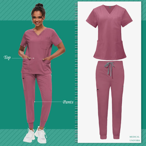 Scrub Sets Uniform Women Joggers Hospital Accessories Medical Surgical