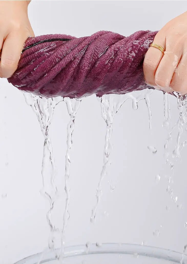 Premium Spa Towel Wrap Robe - Soft & Absorbent Cotton/Polyester, Quick-Dry & Wearable