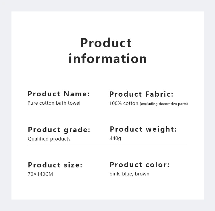 Premium 100% Cotton Bath Towels - Ultra Plush, Quick-Drying & Super Absorbent Spa-Quality Towels