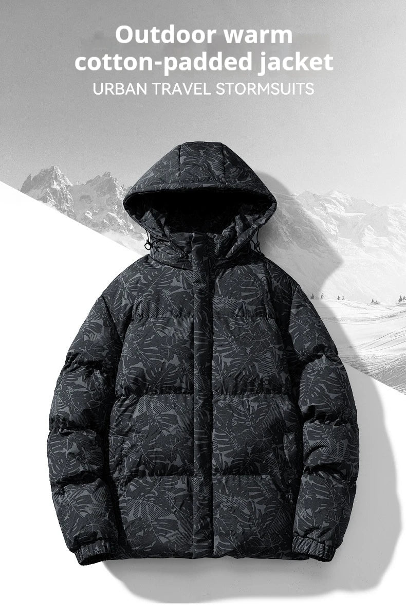 Men's 2024 Trendy Winter Jacket | Thickened Warm Padded Parka - Ideal for Couples.