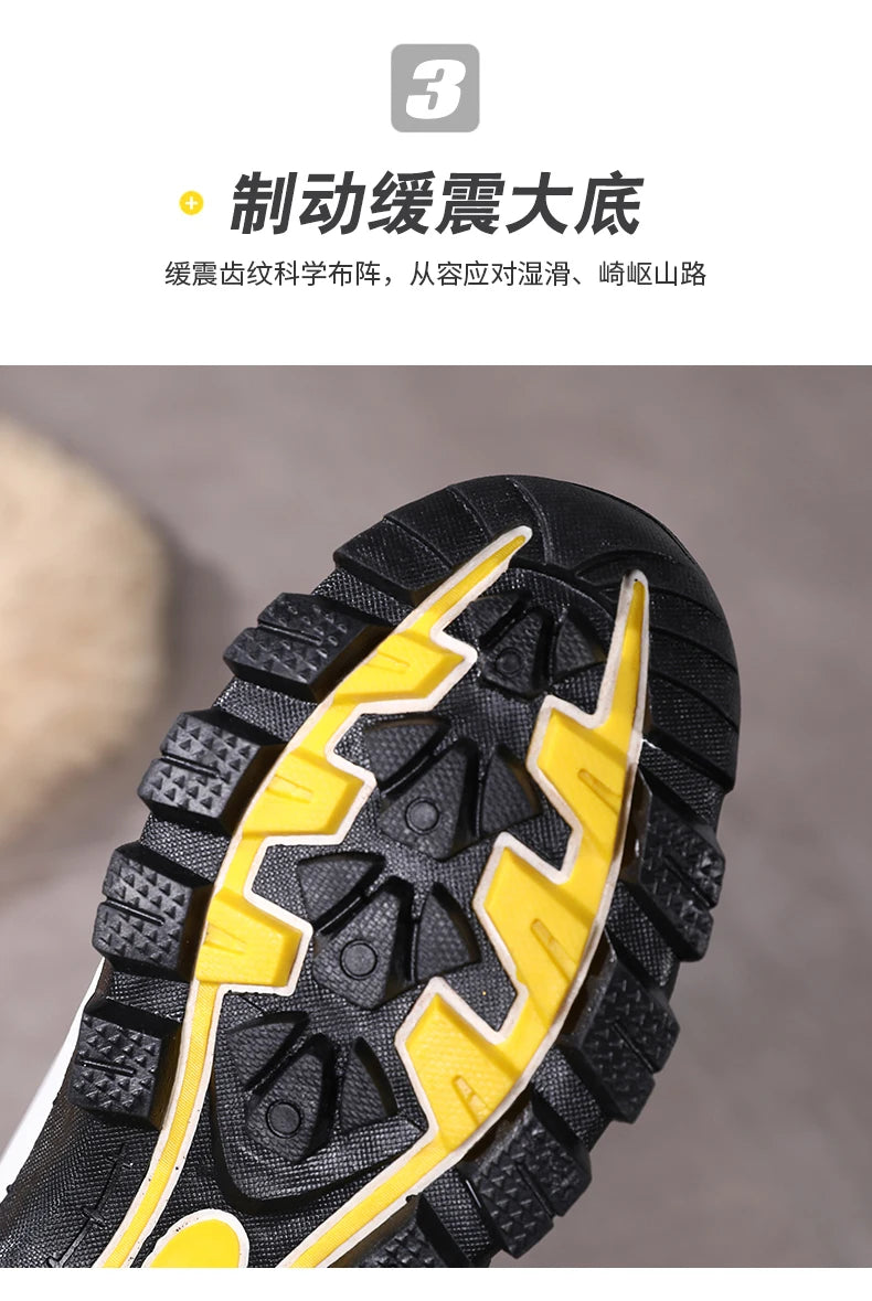 Women's Plush-Lined Waterproof Snow Boots - High-Top Winter Hiking Ankle Boots