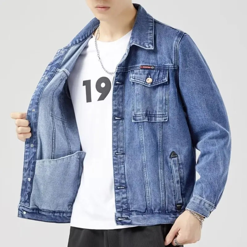 Men's 2024 Plus Size Padded Denim Cotton Jacket - Thicker, Warmer, and Stylish Winter Essential!"