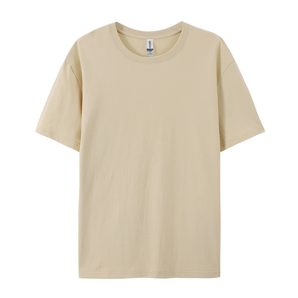 Teekossc Men's 100% Cotton Crew Neck T-Shirt | Breathable Summer Tee | Casual Short Sleeve Top – 20 Colors.