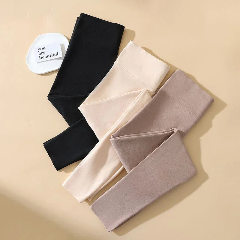 Women Thermal Underwear Winter Long Sleeve Bottoming Top Seamless