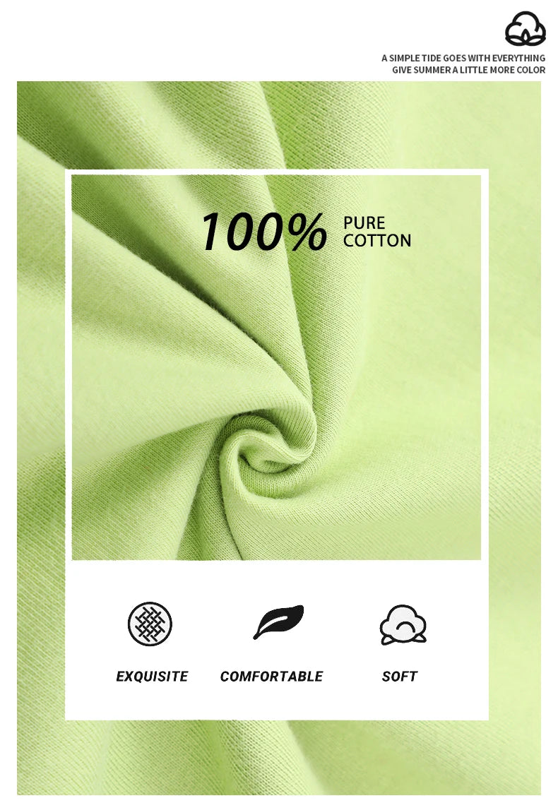 Teekossc Men's 100% Cotton Crew Neck T-Shirt | Breathable Summer Tee | Casual Short Sleeve Top – 20 Colors.