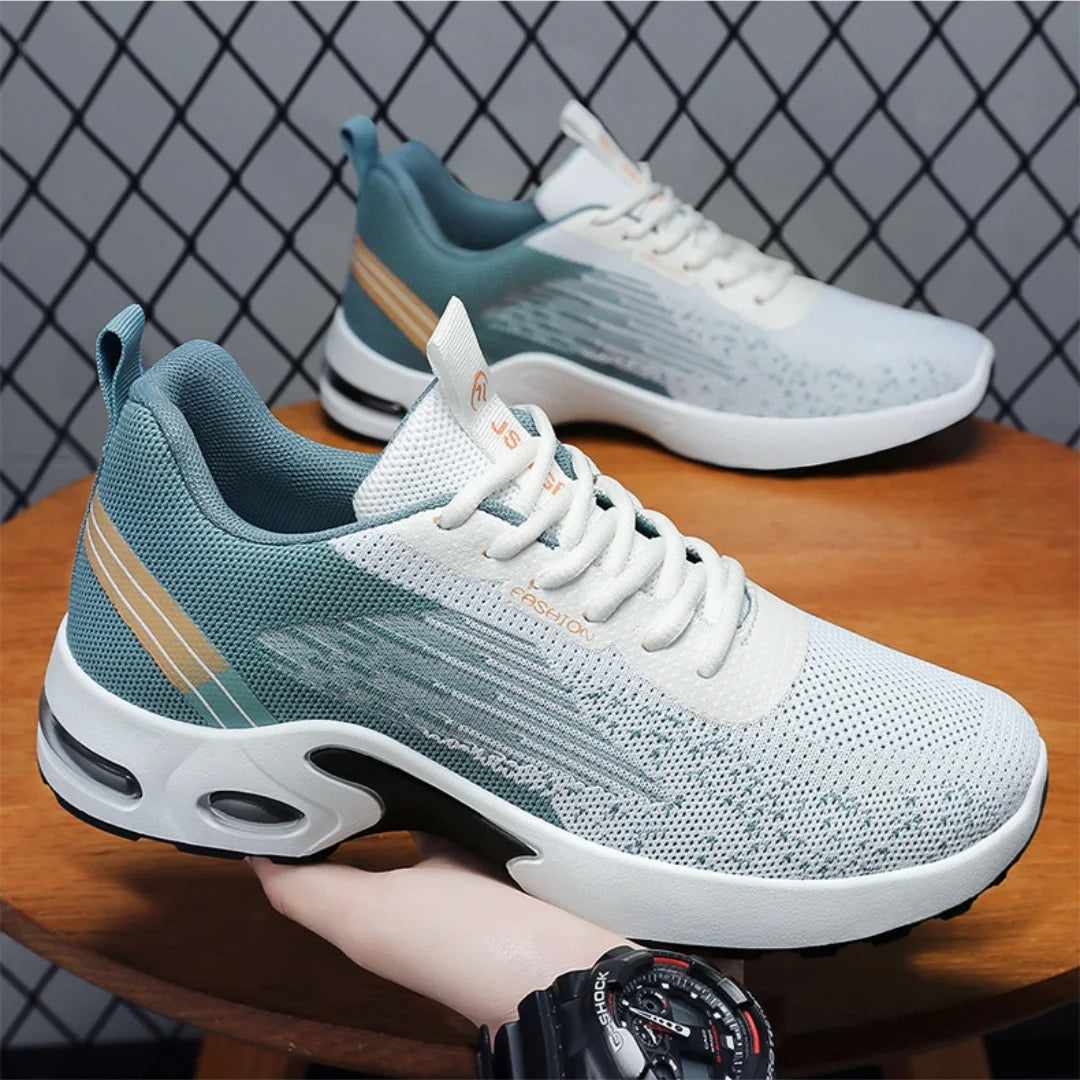 Men's MDNG  Air Mesh Running Sneakers — Breathable Lace-Up Sports Shoes | Lightweight Anti-Odor Casual Trainers for Spring & Autumn