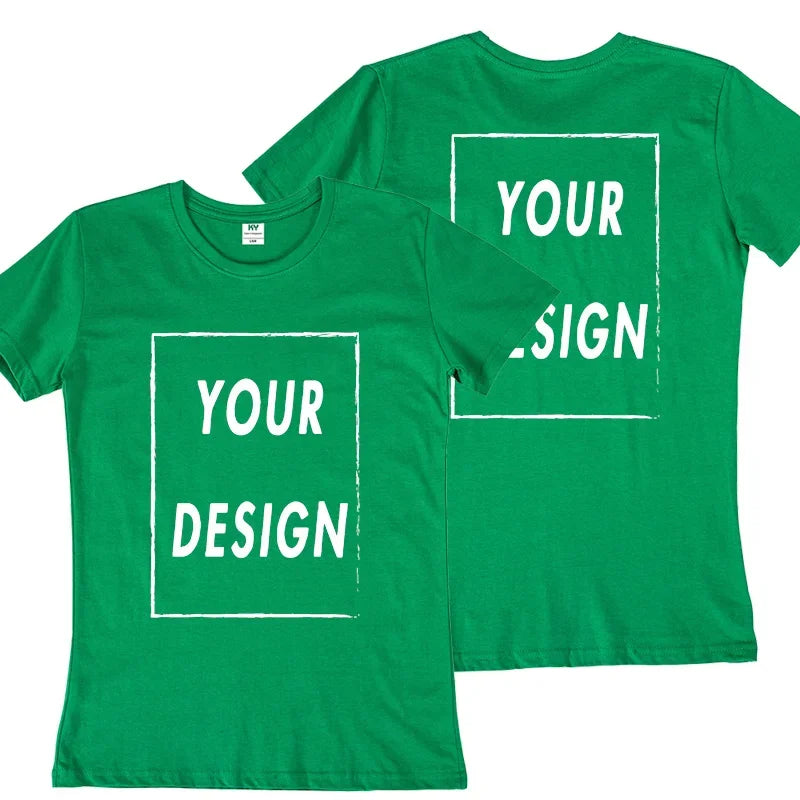Unisex Custom T-Shirt — Buy 1 Get 1 FREE! Add Your Own Design | Front & Back Print | 10 Colors