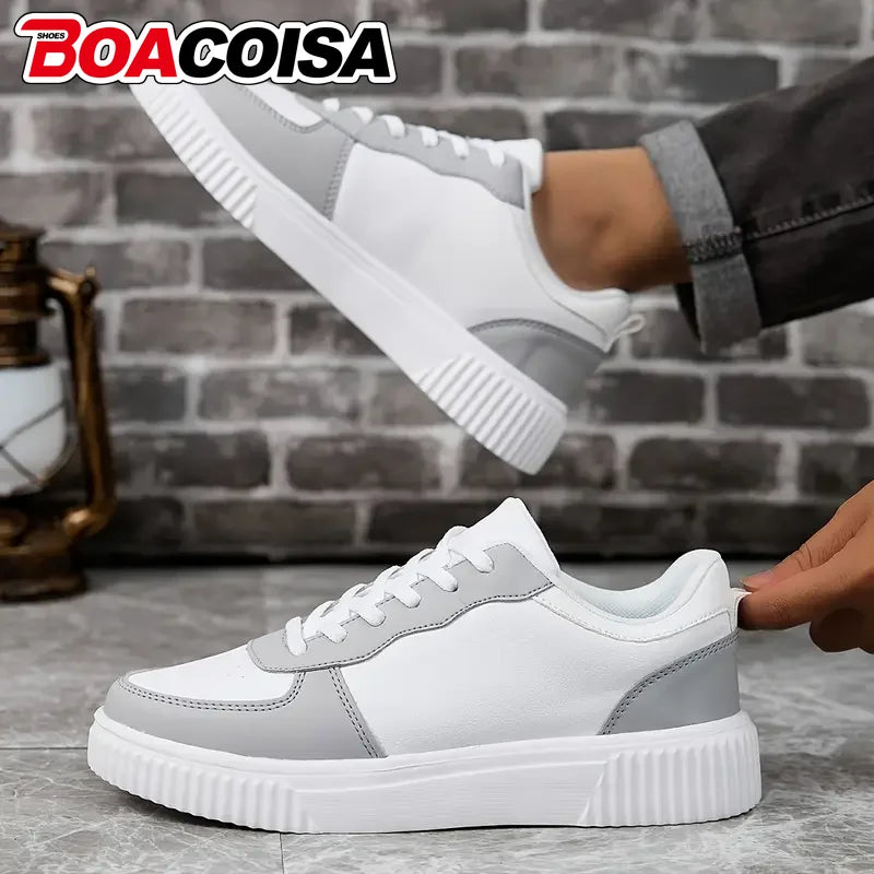 Women's Breathable Walking Shoes | Lightweight Casual Flat Shoes | Lace-Up | True to Size
