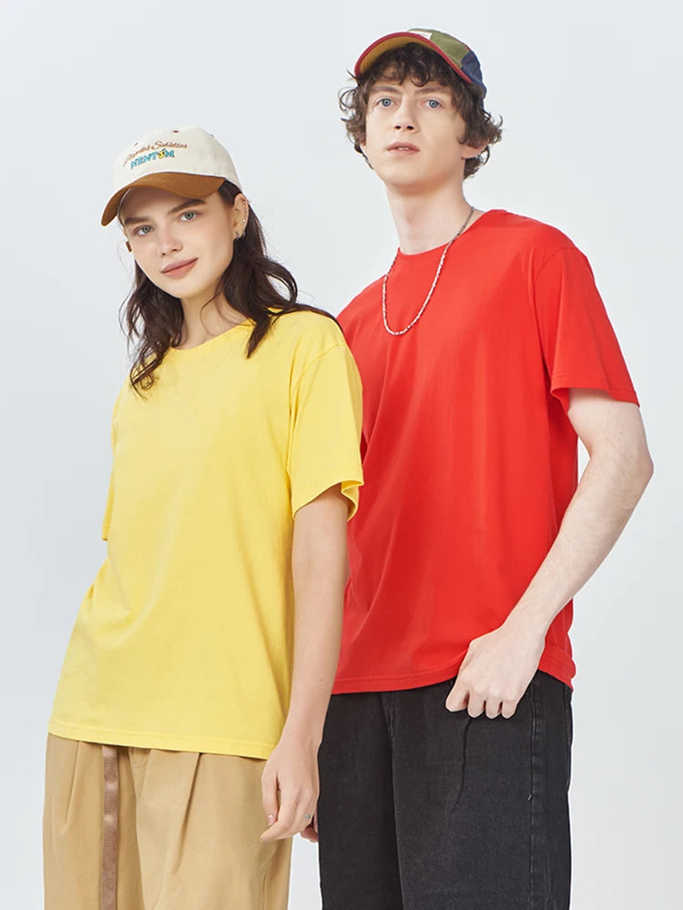 Teekossc Men's 100% Cotton Crew Neck T-Shirt | Breathable Summer Tee | Casual Short Sleeve Top – 20 Colors.