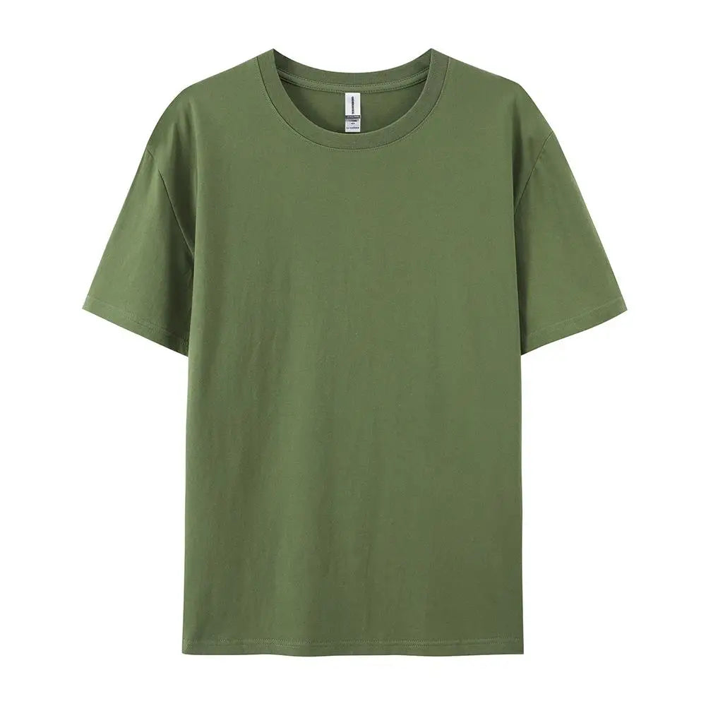 Teekossc Men's 100% Cotton Crew Neck T-Shirt | Breathable Summer Tee | Casual Short Sleeve Top – 20 Colors.