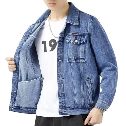 Men's 2024 Plus Size Padded Denim Cotton Jacket - Thicker, Warmer, and Stylish Winter Essential!"