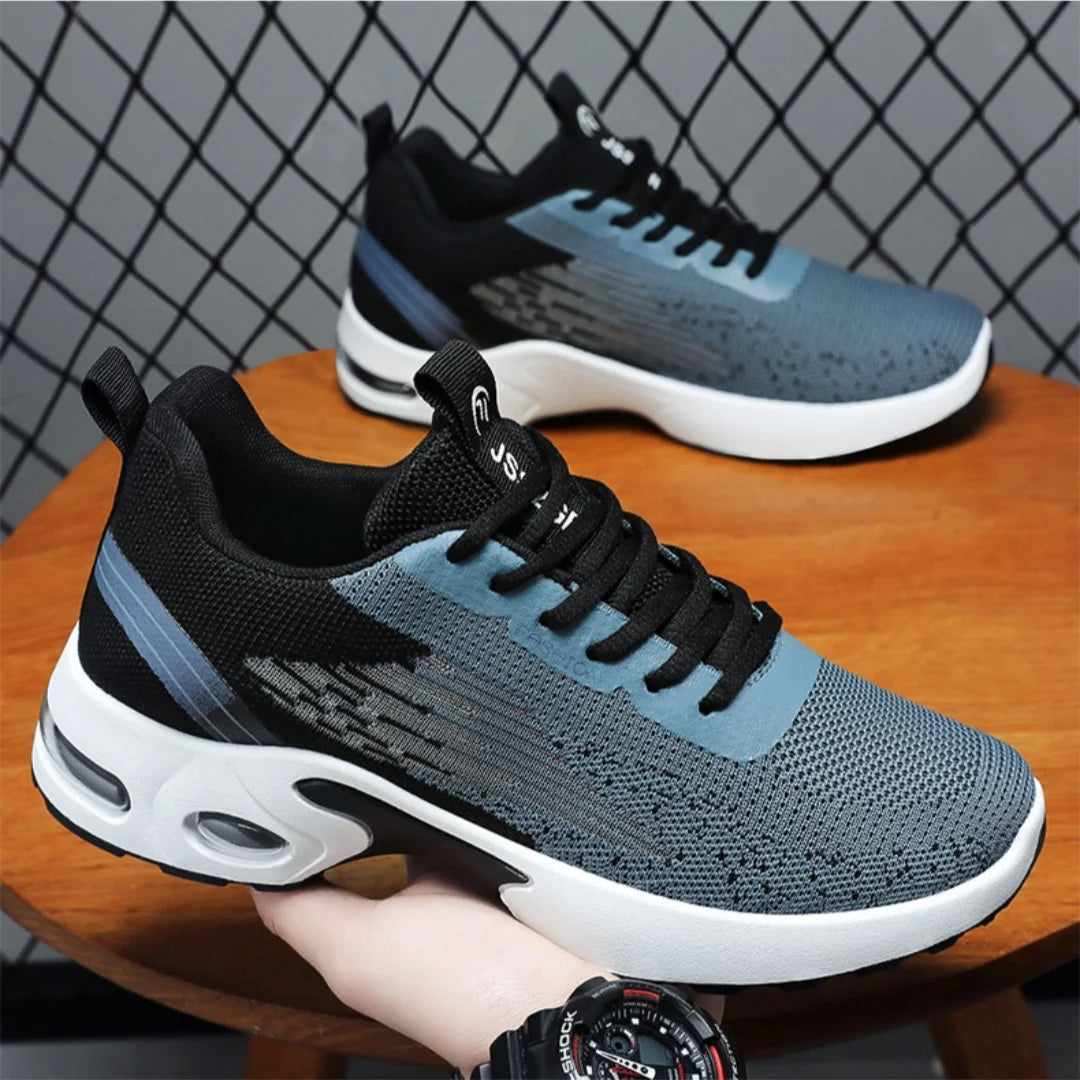 Men's MDNG  Air Mesh Running Sneakers — Breathable Lace-Up Sports Shoes | Lightweight Anti-Odor Casual Trainers for Spring & Autumn