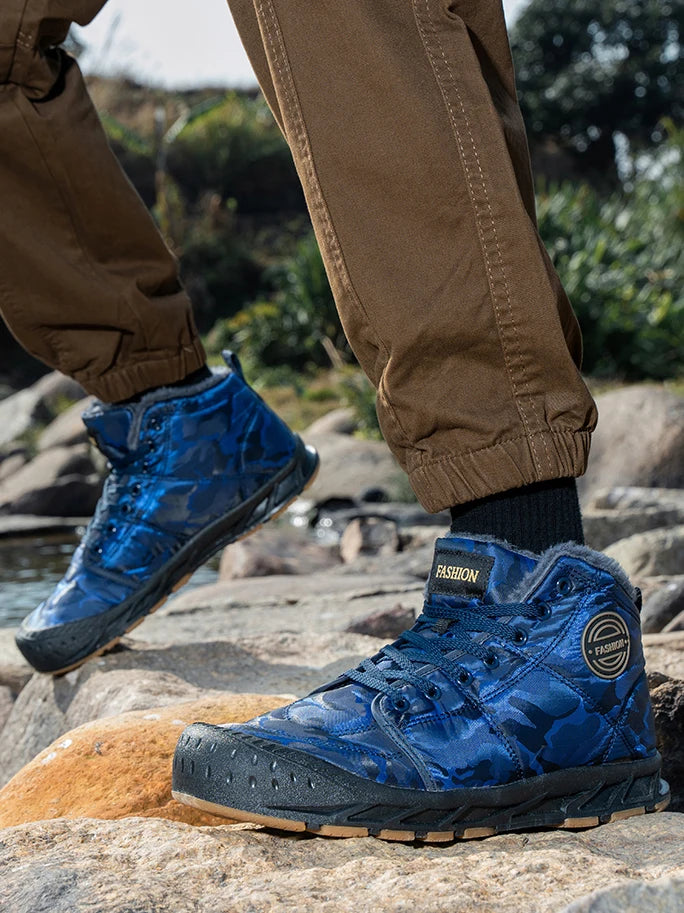 Men's LETCOMFIT High-Top Winter Snow Boots - Camouflage"