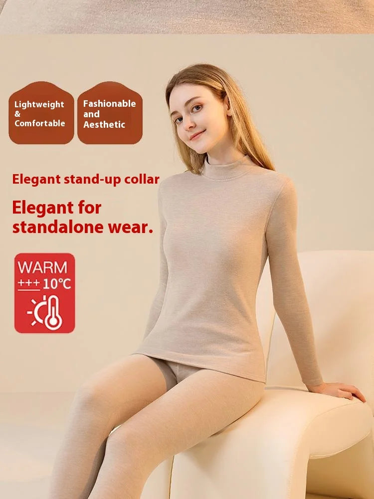 Unisex Premium Thermal Underwear Set - Cashmere Silk Winter Base Layer for Men & Women