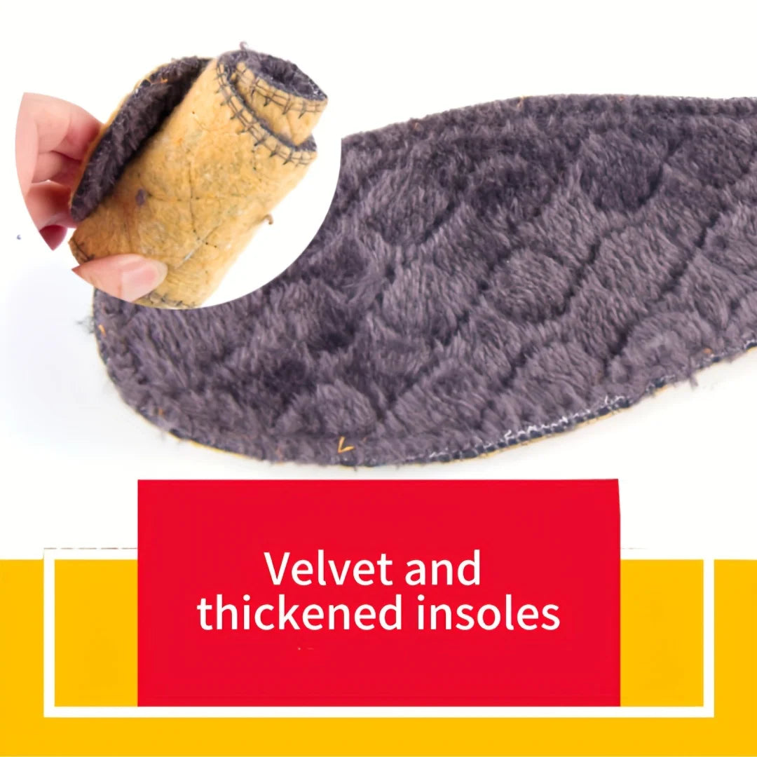 Men's NoEnName_Null Warm Cotton Zipper Snow Ankle Boots