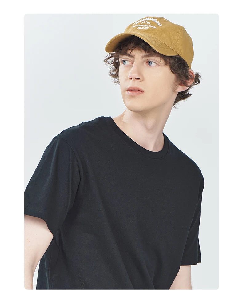 Teekossc Men's 100% Cotton Crew Neck T-Shirt | Breathable Summer Tee | Casual Short Sleeve Top – 20 Colors.