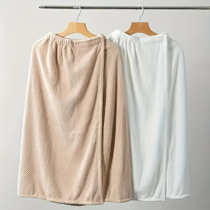 Women's Spa Bath Wrap Towel - Luxury Microfiber Strapless Robe, Ultra-Soft 100% Polyester Shower Towel