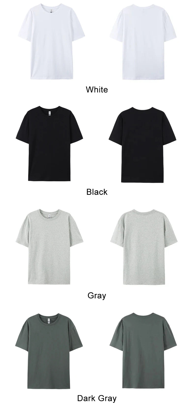 Teekossc Men's 100% Cotton Crew Neck T-Shirt | Breathable Summer Tee | Casual Short Sleeve Top – 20 Colors.