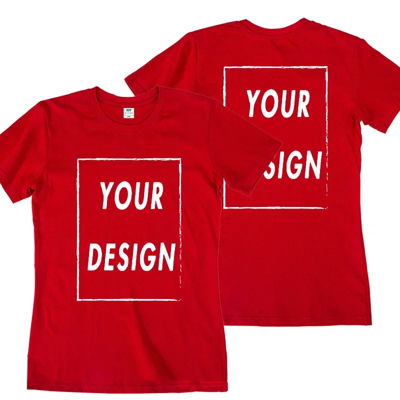 Unisex Custom T-Shirt — Buy 1 Get 1 FREE! Add Your Own Design | Front & Back Print | 10 Colors