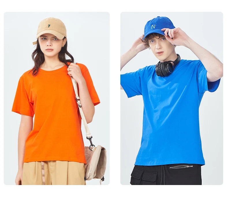 Teekossc Men's 100% Cotton Crew Neck T-Shirt | Breathable Summer Tee | Casual Short Sleeve Top – 20 Colors.