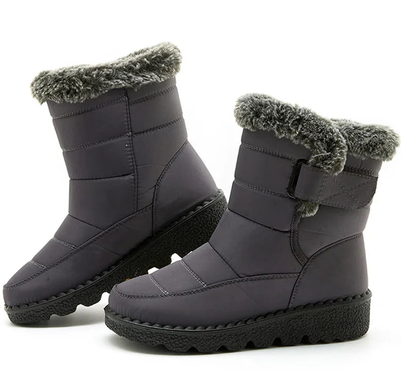 Women's HAJINK Waterproof Winter Ankle Boots with Fur