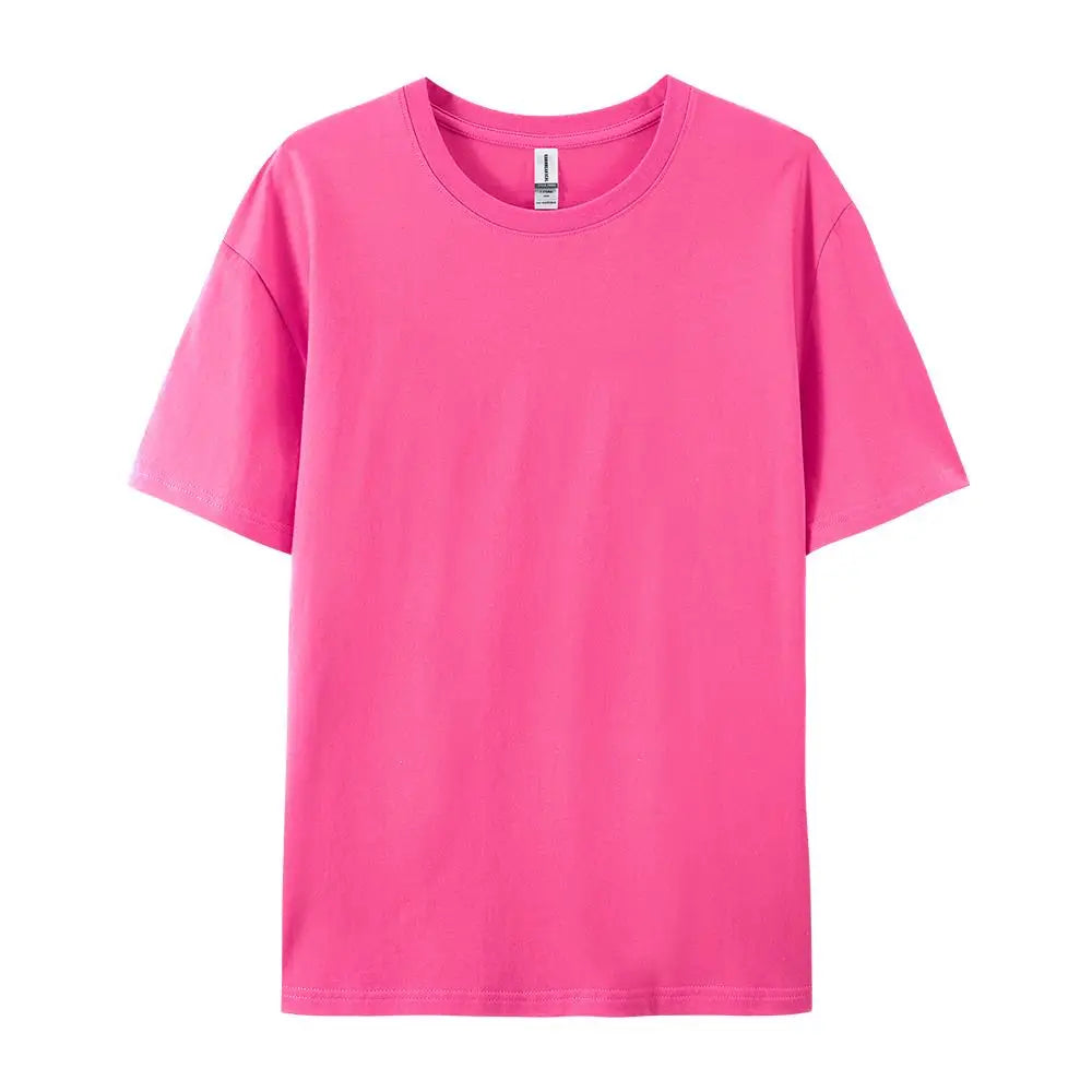 Teekossc Men's 100% Cotton Crew Neck T-Shirt | Breathable Summer Tee | Casual Short Sleeve Top – 20 Colors.