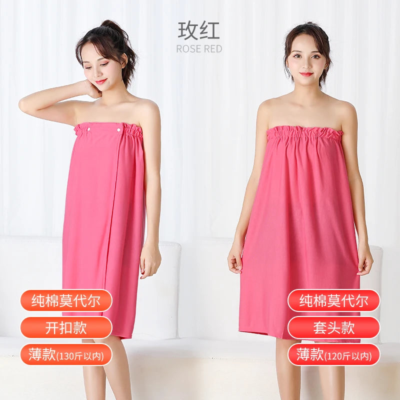 Women's Versatile Microfiber Bath Wrap - Premium Soft Handmade Towel for Spa, Salon, Sauna & Home