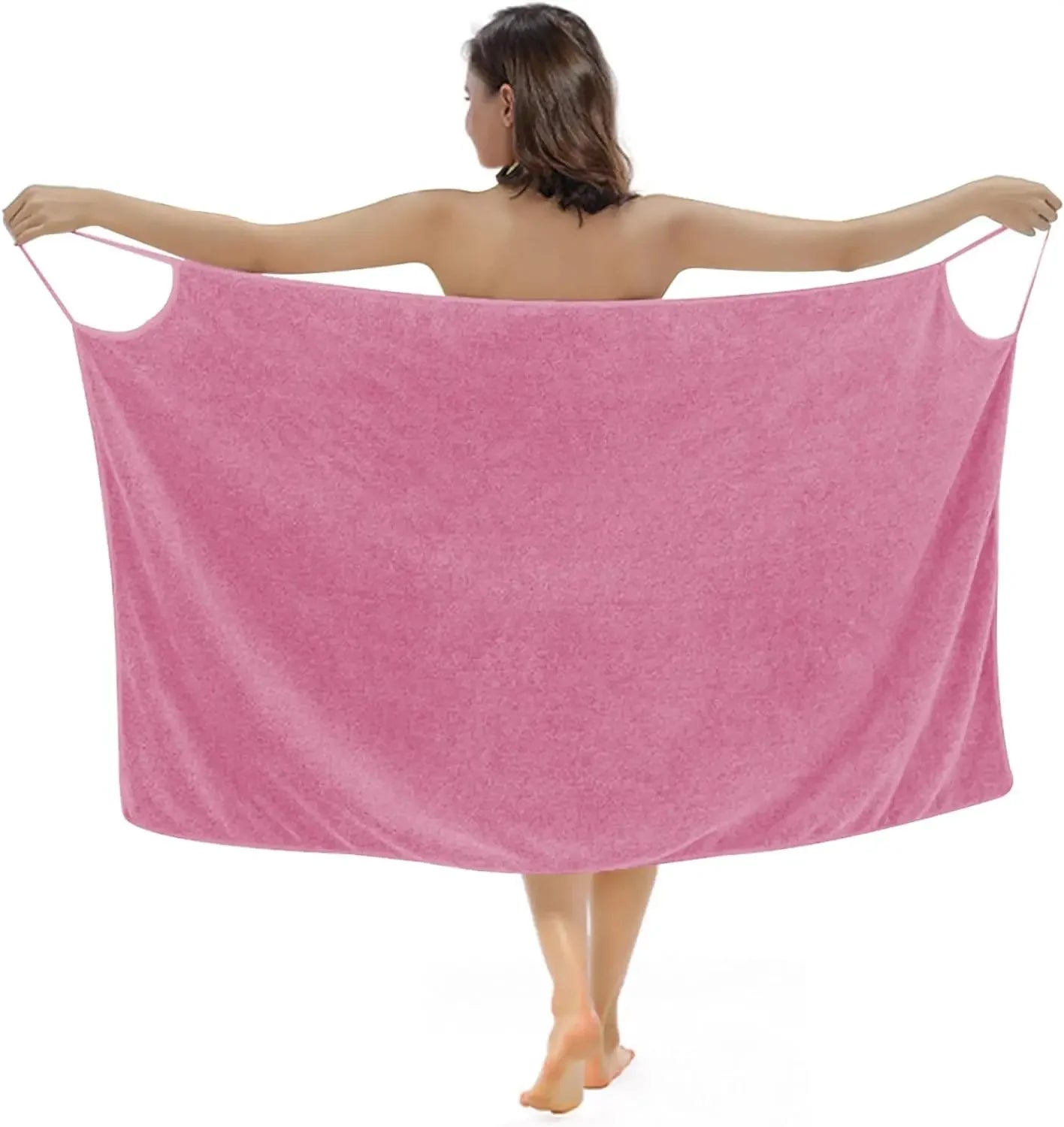 Women's Premium Versatile Microfiber Bath Wrap - Wearable Towel for Spa, Beach, Sauna & Home