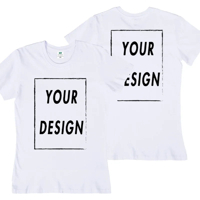 Unisex Custom T-Shirt — Buy 1 Get 1 FREE! Add Your Own Design | Front & Back Print | 10 Colors