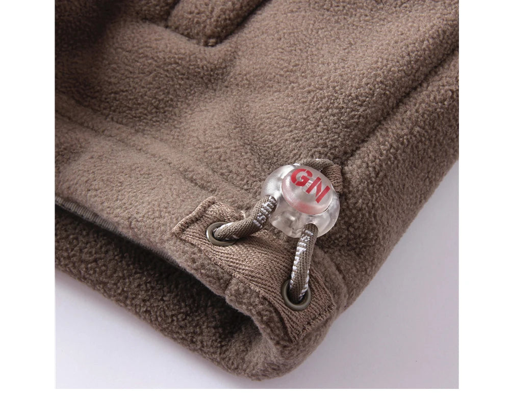 Men's DIMUSI Polartec Fleece Windbreaker Jacket - Experience Ultimate Warmth for Winter Adventures.