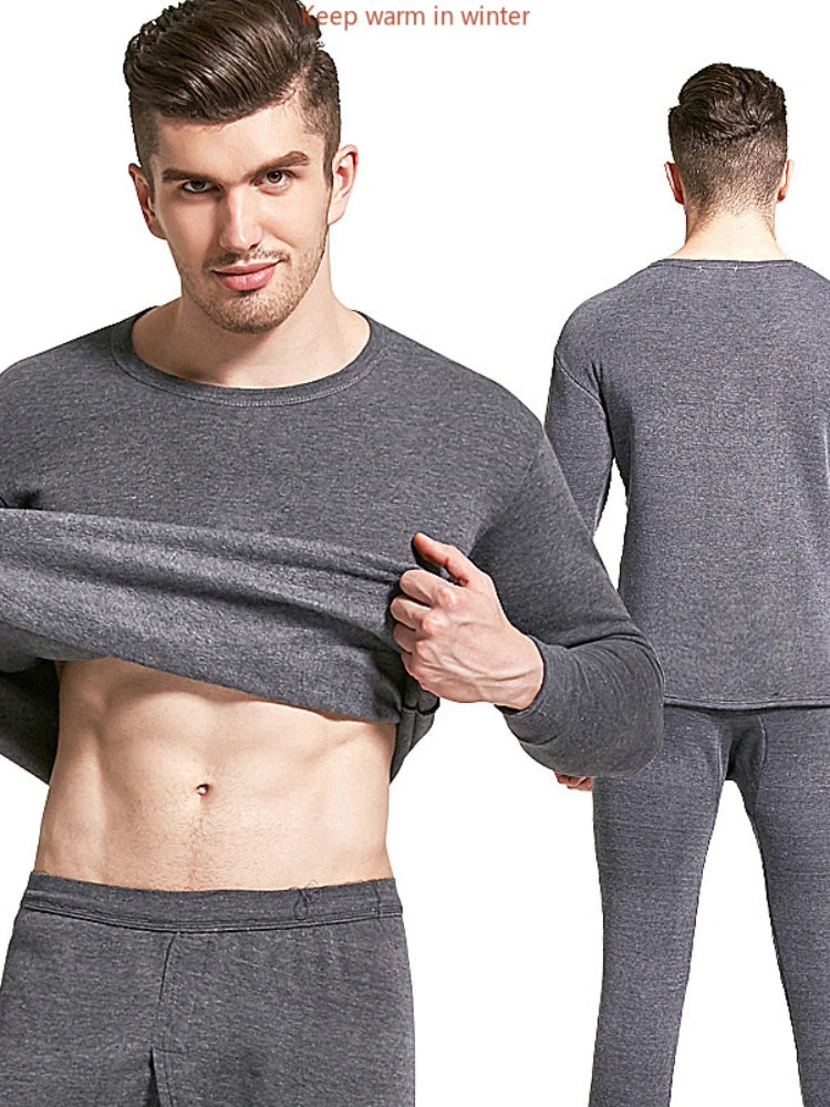 Men's NoEnName_Null Winter Thermal Underwear Set - Long Johns