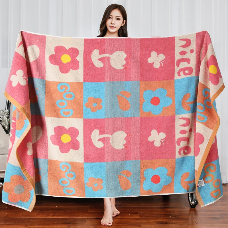 Premium 100% Cotton Bath Towels - Ultra Plush, Quick-Drying & Super Absorbent Spa-Quality Towels