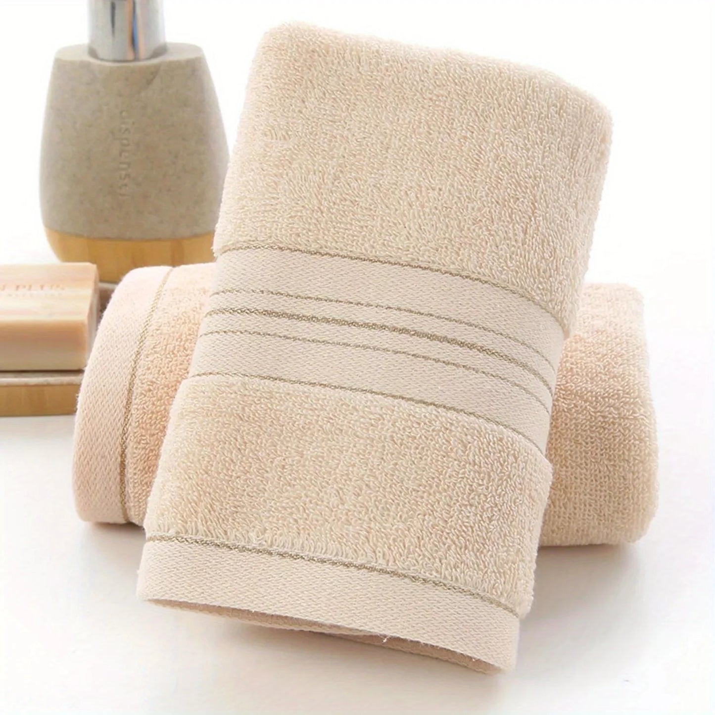 Luxury Cotton Knit Bath Towel - Premium Quick-Dry Spa-Quality Bathroom Towel