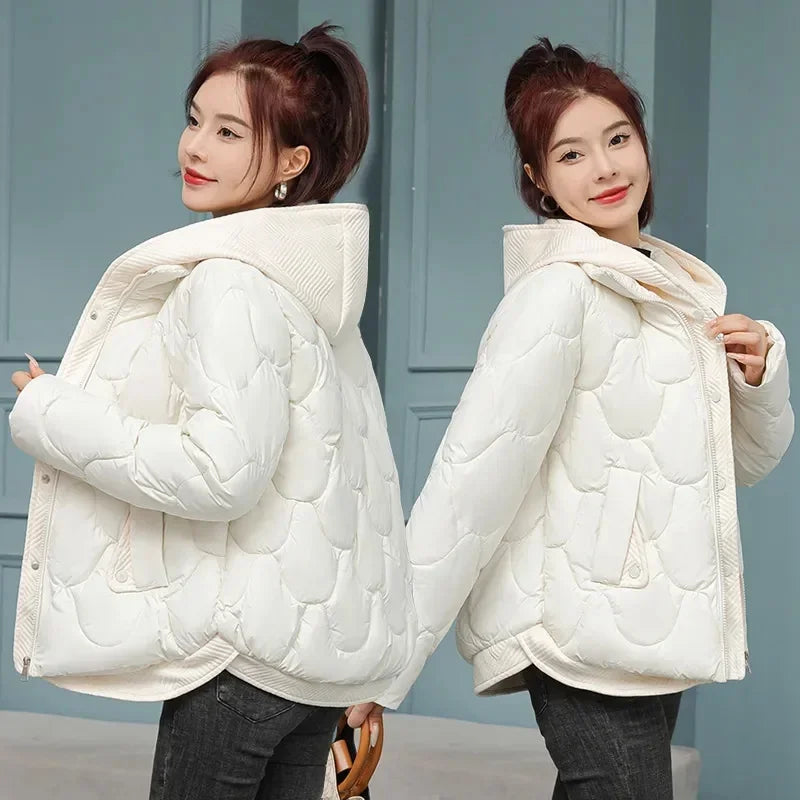 Women's 2024 winter Parka Coat-Thick and Warm Padded Outerwear.