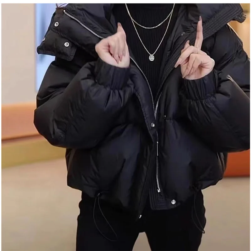 Women's Premium Cotton-Polyester Hooded Padded Jacket for Women-Autumn/Winter 2025.