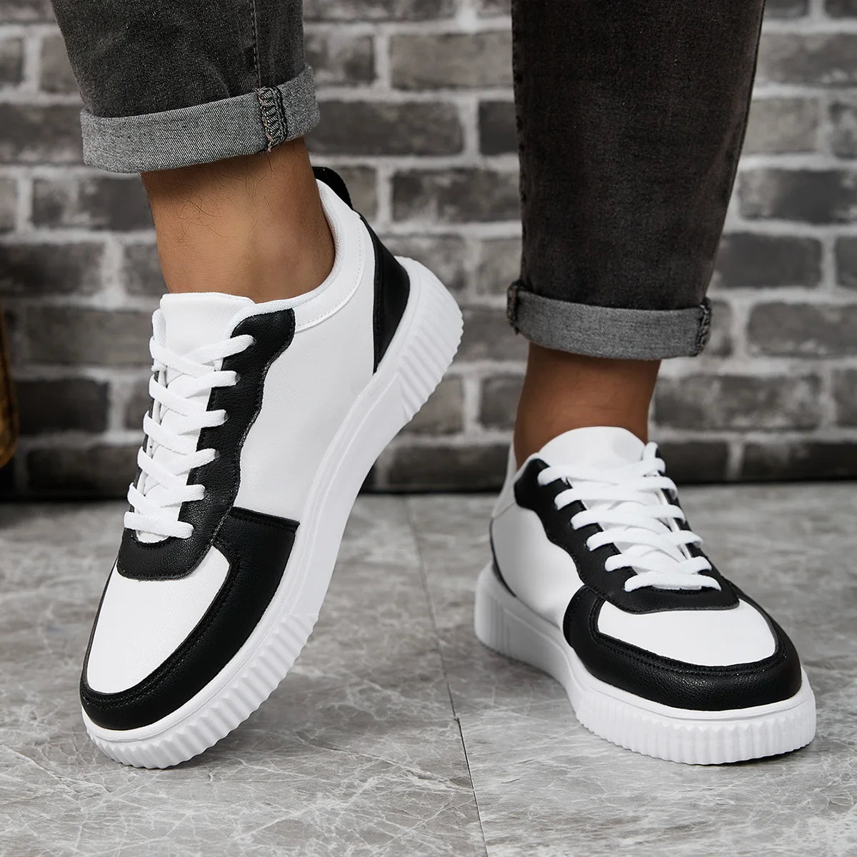 Women's Breathable Walking Shoes | Lightweight Casual Flat Shoes | Lace-Up | True to Size