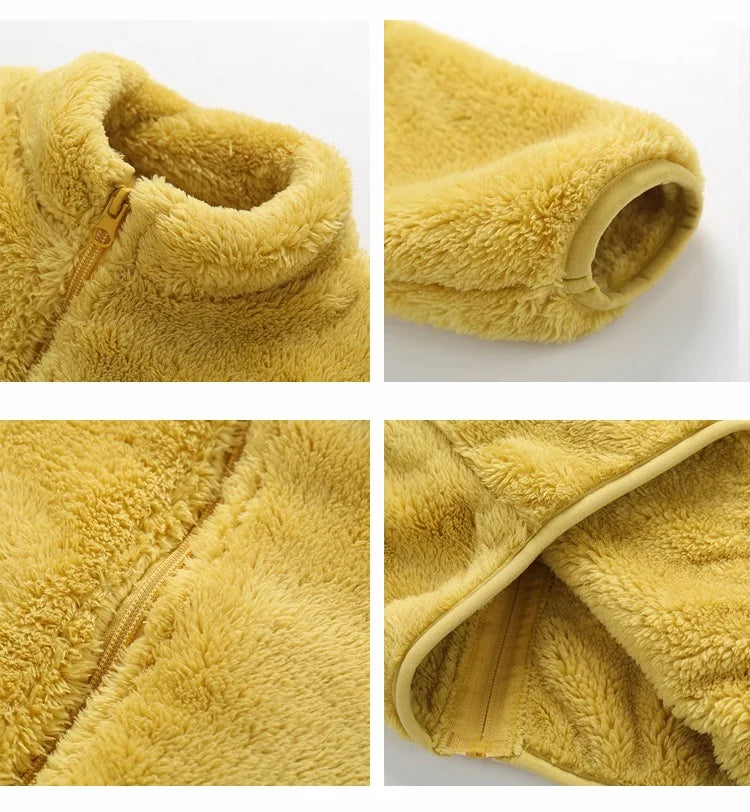 Unisex Kids Cotton Blend Winter Jacket - Warm Worsted Coat for Toddlers & Children 0-6Y