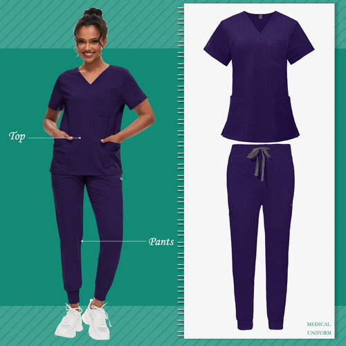 Scrub Sets Uniform Women Joggers Hospital Accessories Medical Surgical