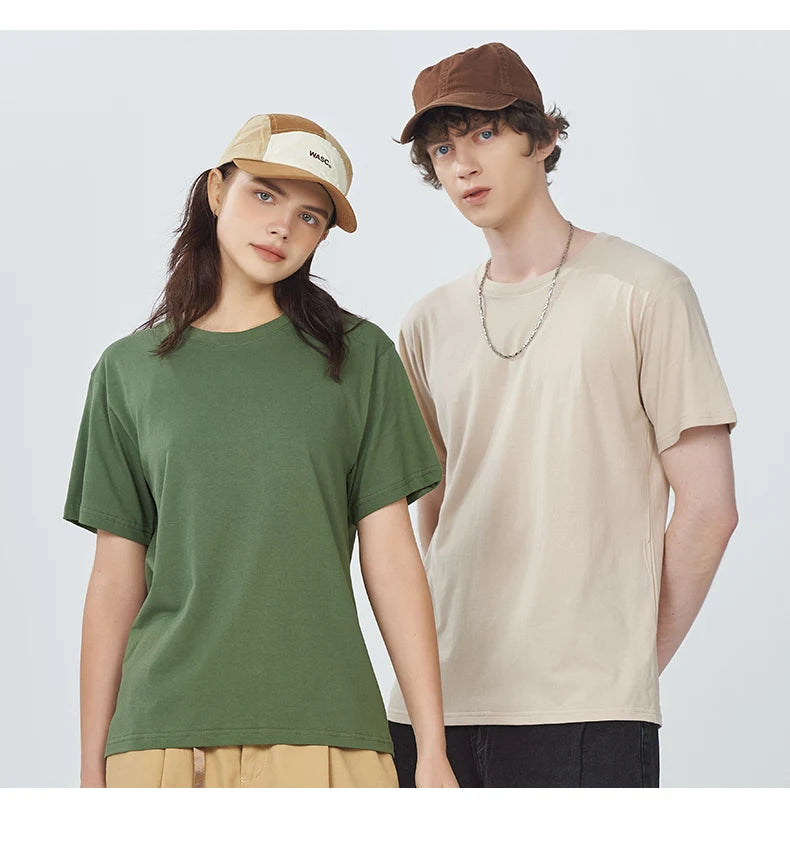 Teekossc Men's 100% Cotton Crew Neck T-Shirt | Breathable Summer Tee | Casual Short Sleeve Top – 20 Colors.