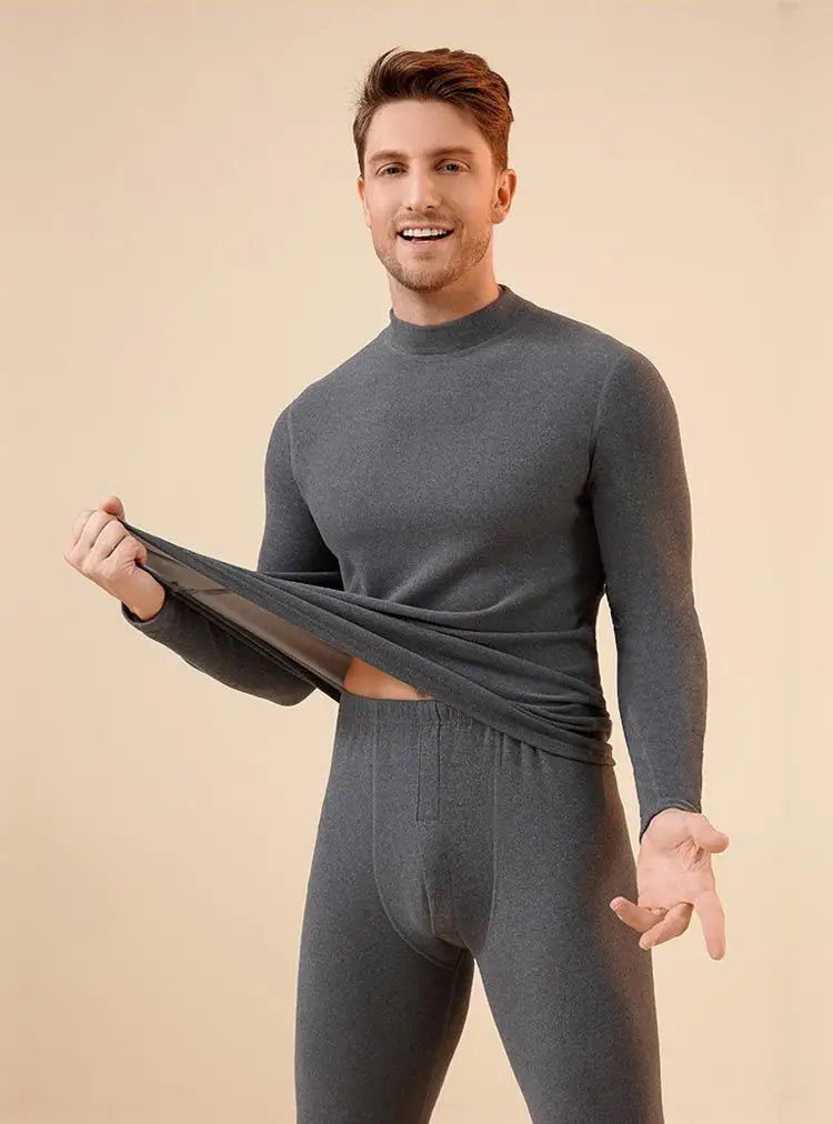 Unisex Premium Thermal Underwear Set - Cashmere Silk Winter Base Layer for Men & Women