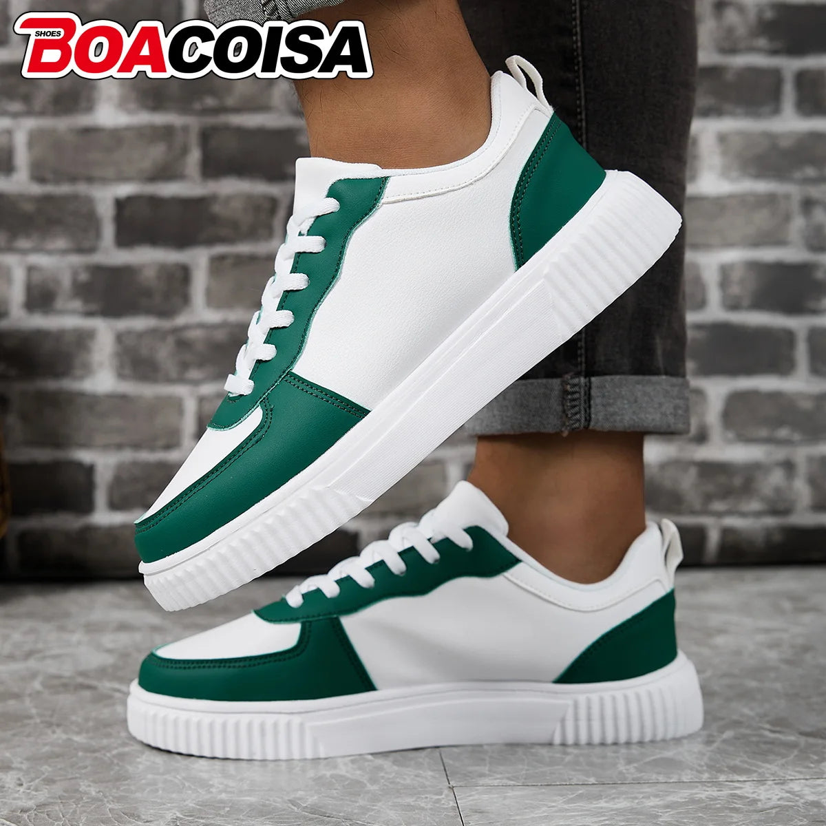 Women's Breathable Walking Shoes | Lightweight Casual Flat Shoes | Lace-Up | True to Size