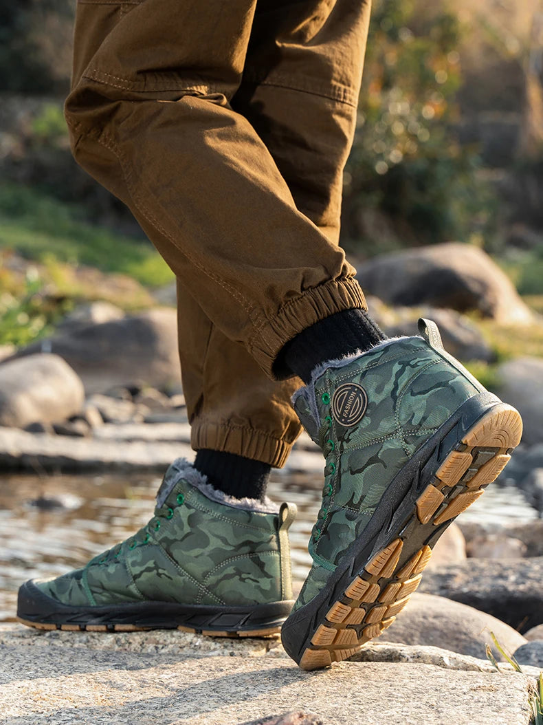 Men's LETCOMFIT High-Top Winter Snow Boots - Camouflage"