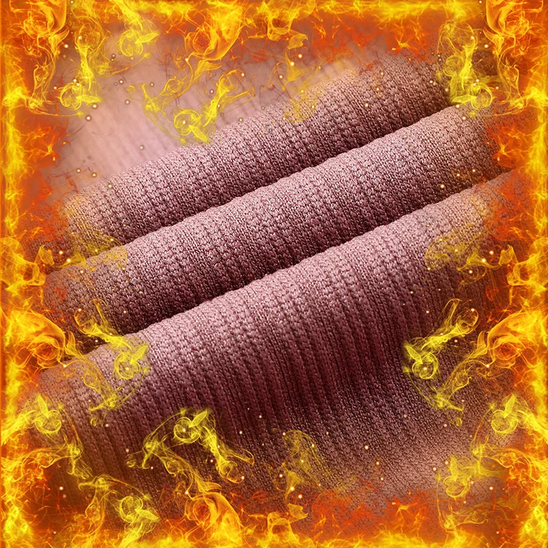 Women's Cozy Chic: Sexy Thermal Long Johns Set Featuring Shaping & Middle Collar