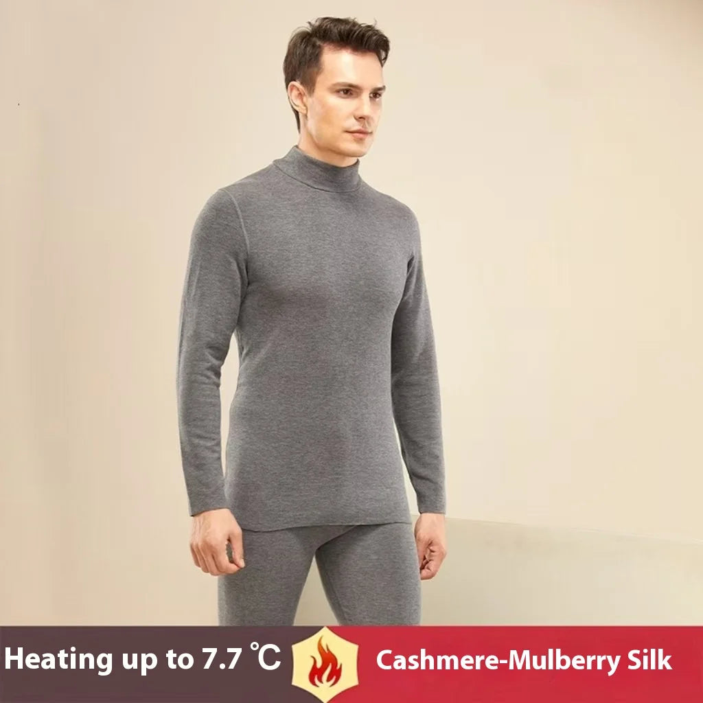 Unisex Premium Cashmere Silk Thermal Set -Winter Underwear