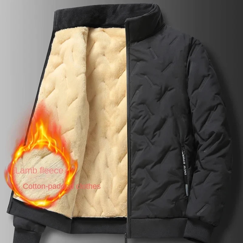 Men's Winter Tracksuit Set - Insulated Jacket & Pants | Warm Athletic Suit