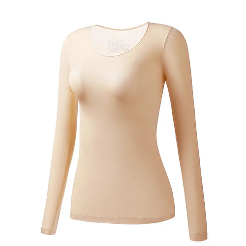 Women's Thermal Underwear Winter Autumn Long Sleeves Bottoming Shirt
